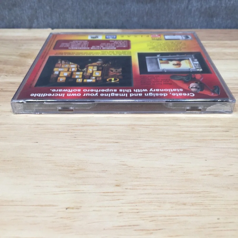 Disney Pixar The Incredibles PC CD-ROM Print Studio Software New Sealed K3586